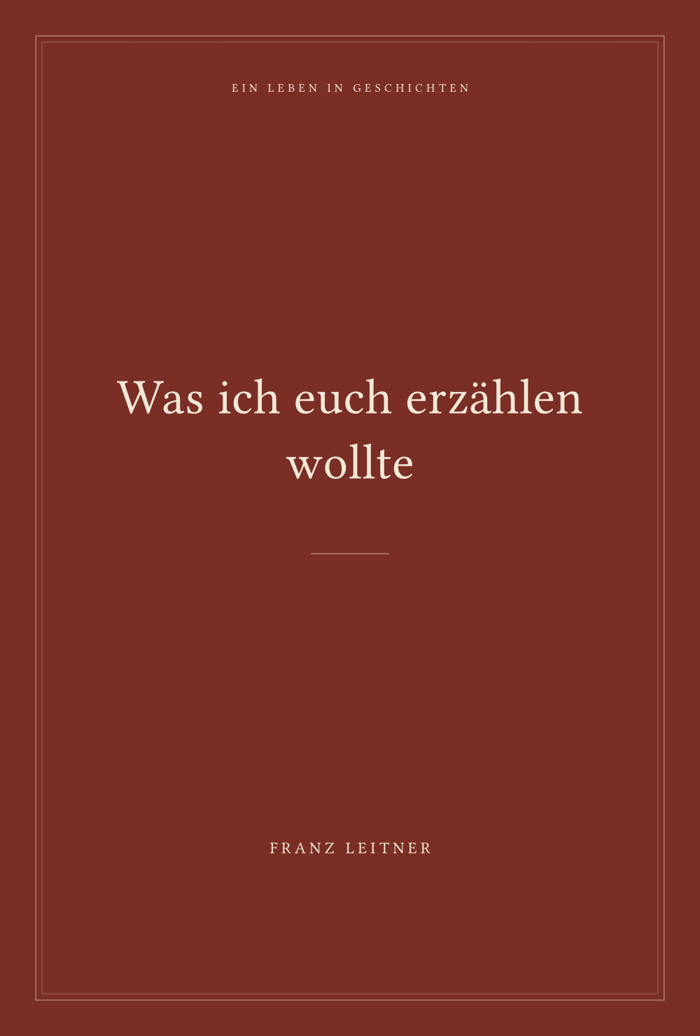 Beispiel: Erzählbuch-Umschlag